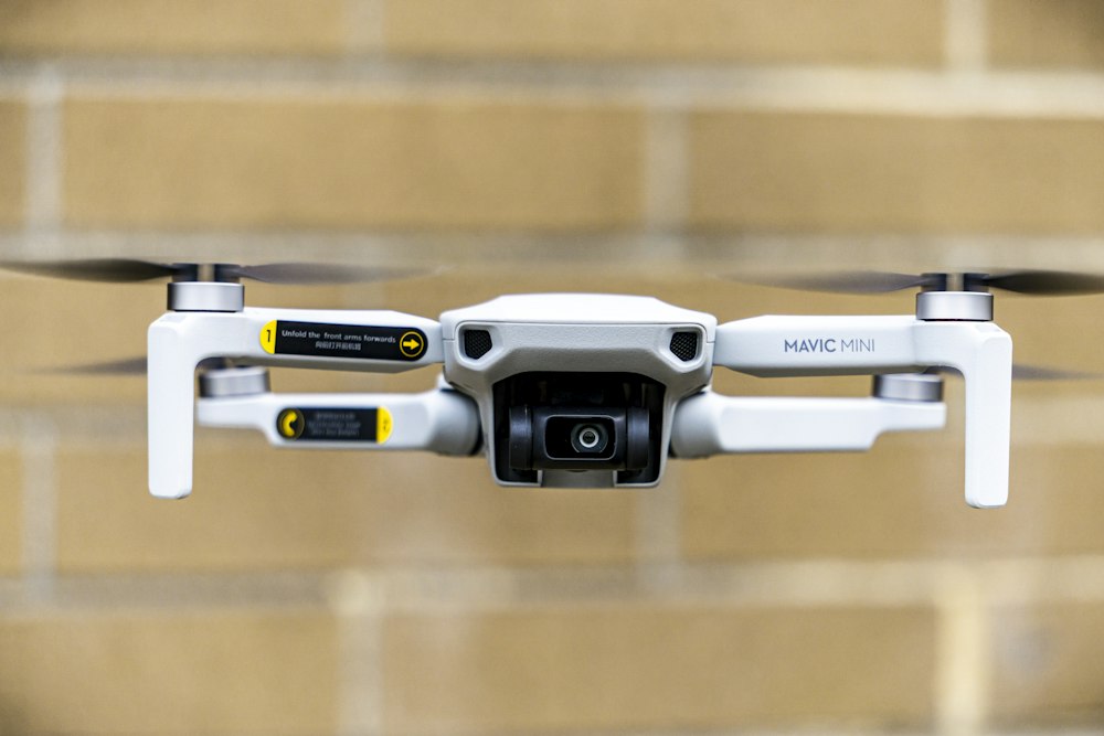 Small drone ready to fly