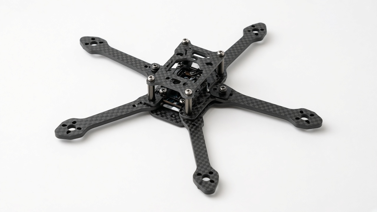 Carbon fiber drone frame