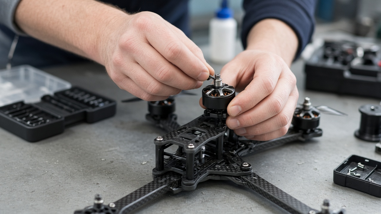 Hands mounting motors